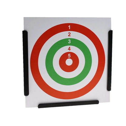 CIBLE MURALE ACIER  AVEC PIÈGE À BALLES – DESIGN EN CONE, 5 TYPES DE PAPIERS INCLUS Ma boutique