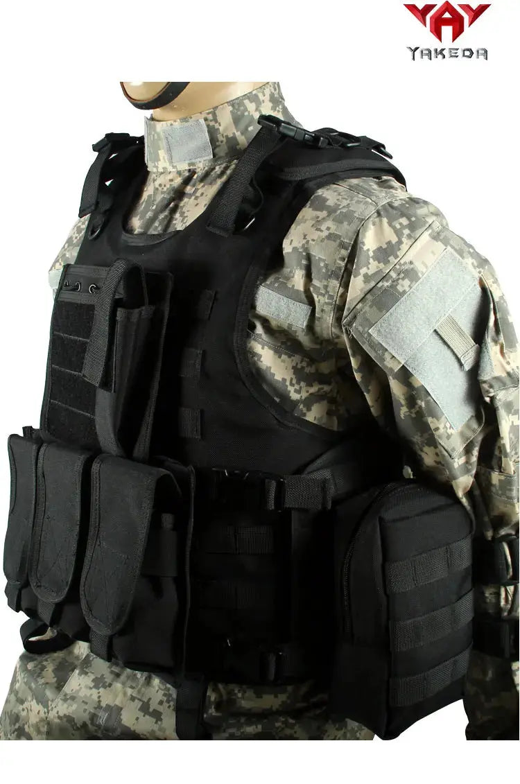 Gilet Tactique Porte-Plaque YAKEDA E88005 – Usage Professionnel & Airsoft Ma boutique