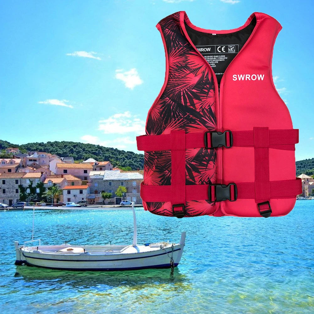 Veste de Sauvetage en Néoprène pour Adultes et Enfants - Gilet de Flottaison pour Sports Nautiques - BLACKBEARD OUTDOOR INDUSTRIES