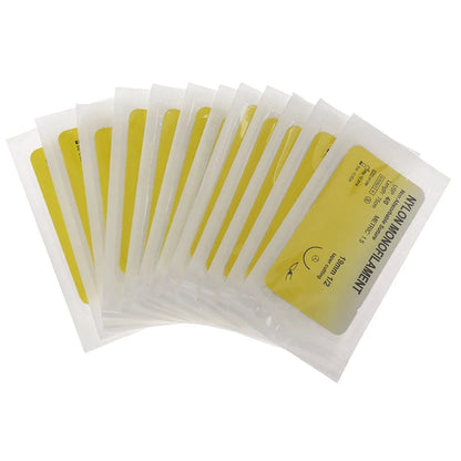 Kit de Suture Médicale 12 pcs – Fils Nylon, Polyester & Aiguille 75 cm Ma boutique