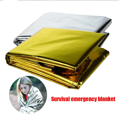 Couverture de Survie d'Urgence | Thermique, Imperméable & Coupe-Vent - BLACKBEARD OUTDOOR INDUSTRIES