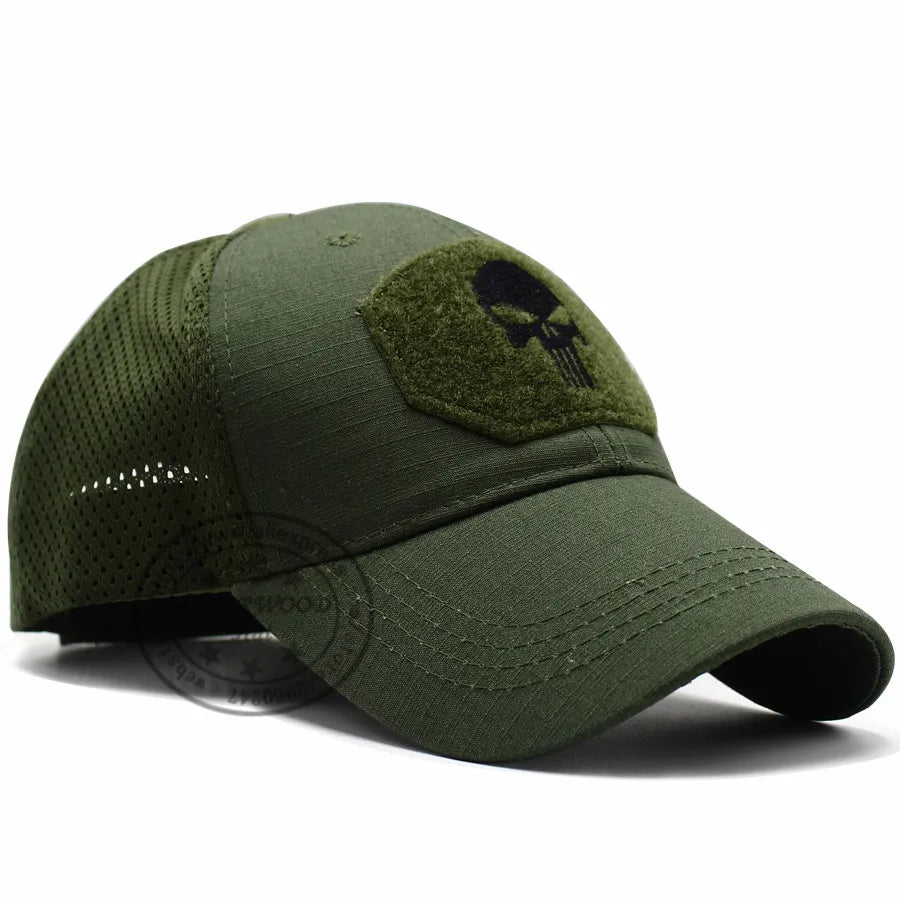 Casquette Tactique LIBERWOOD Skull Operator – Style SWAT, Forces Spéciales, Airsoft & Outdoor - BLACKBEARD OUTDOOR INDUSTRIES