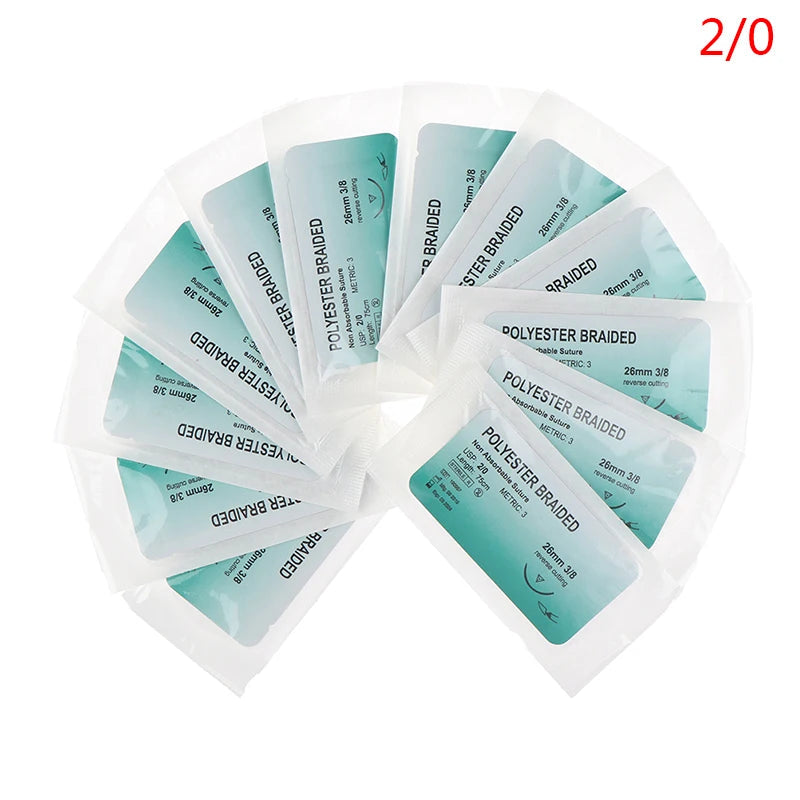 Kit de Suture Chirurgicale Synthétique avec Aiguille – Nylon Monofilament pour Formation Médicale et Vétérinaire Ma boutique