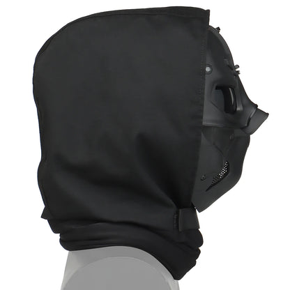 Masque tactique airsoft intégral avec couvre-chef 52–66 cm