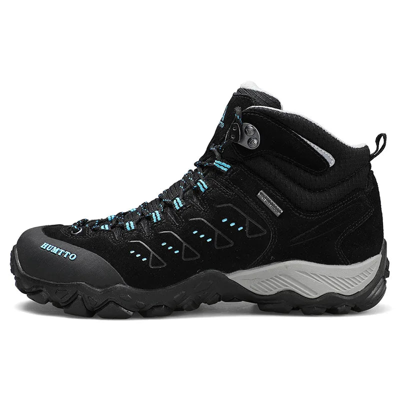 Chaussures Randonnée Imperméables HUMTTO Unisexe – Cuir Véritable Montantes Trekking