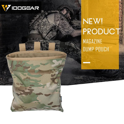 Poche Dump MOLLE Tactique IDOGEAR – Sac de Récupération Chargeurs / Mag Drop Pouch – Modèle 3550 - BLACKBEARD OUTDOOR INDUSTRIES