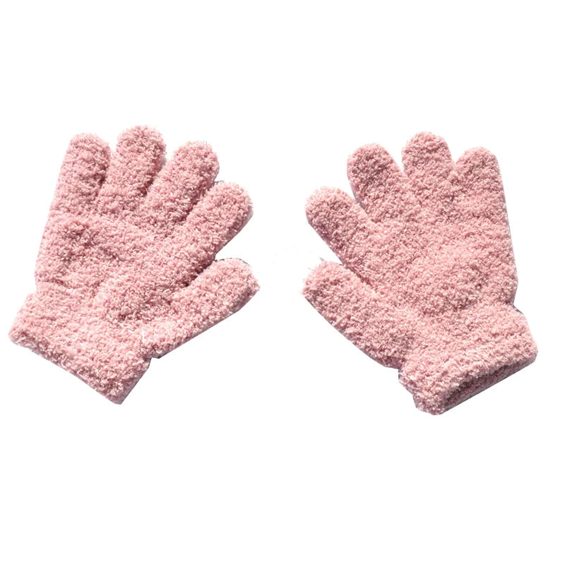 Paire de gants pour enfant en velours hiver Ma boutique