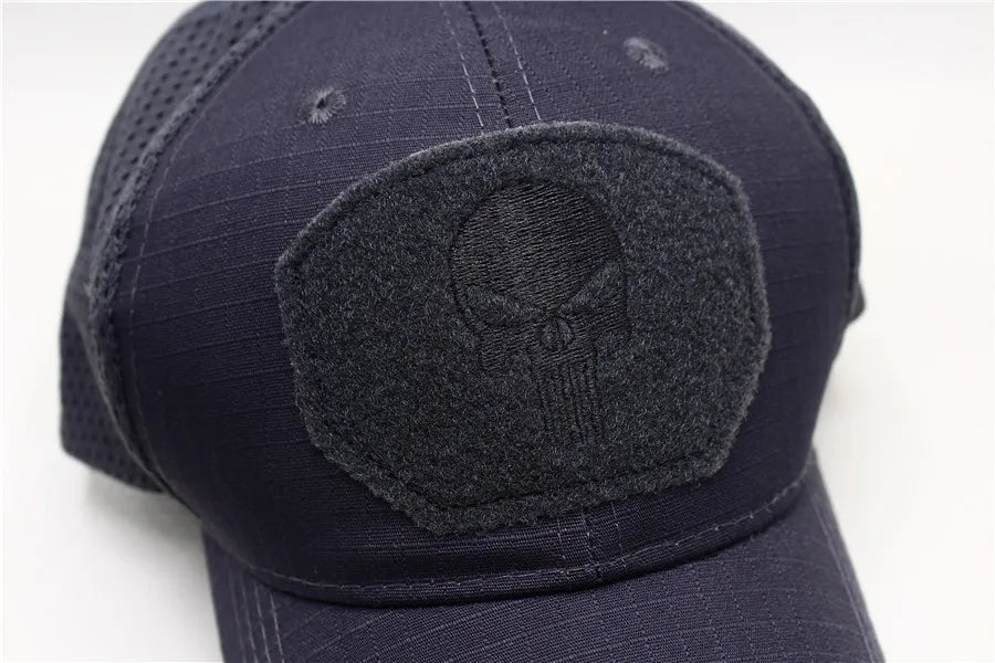 Casquette Tactique LIBERWOOD Skull Operator – Style SWAT, Forces Spéciales, Airsoft & Outdoor - BLACKBEARD OUTDOOR INDUSTRIES