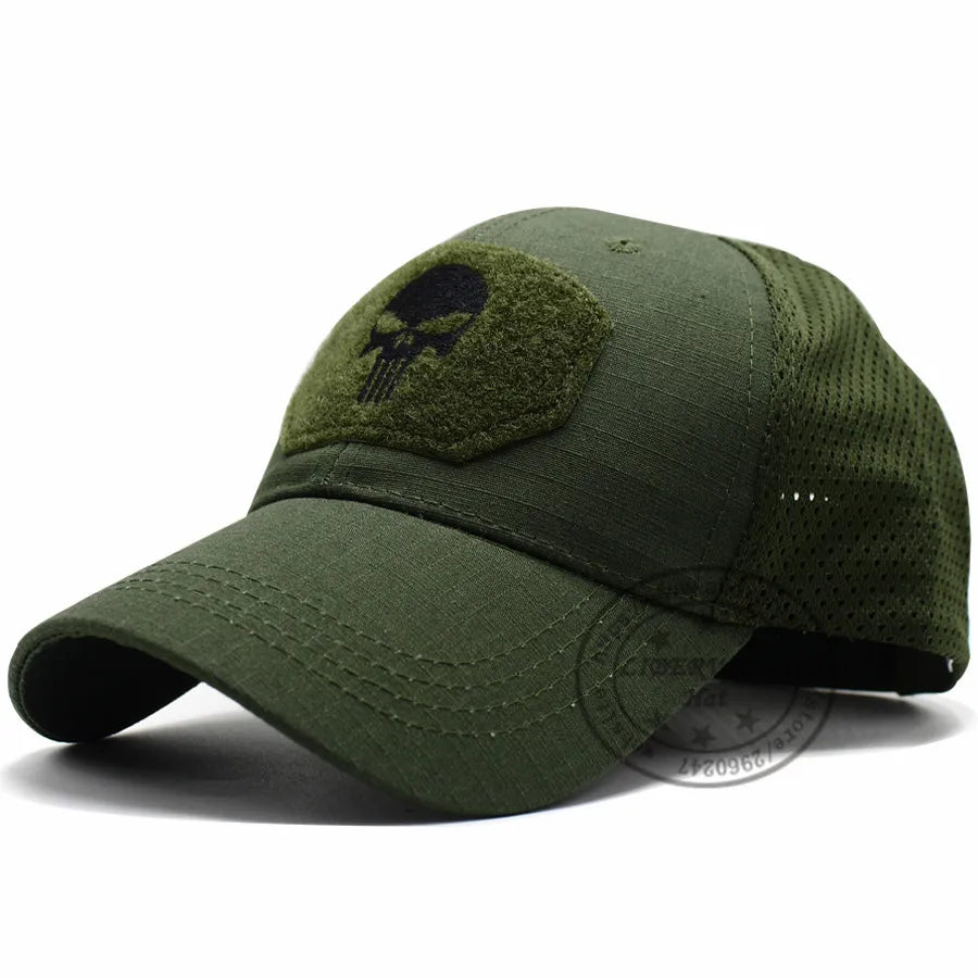 Casquette Tactique LIBERWOOD Skull Operator – Style SWAT, Forces Spéciales, Airsoft & Outdoor - BLACKBEARD OUTDOOR INDUSTRIES