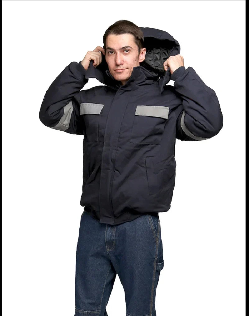Veste de Travail Hiver Homme – Réfléchissante, Épaissie et Rembourrée - BLACKBEARD OUTDOOR INDUSTRIES