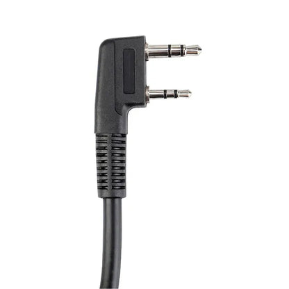 Retevis Lot de 10 Microphones Haut-Parleurs Étanches 2 Pin IP54 avec Jack Audio 3.5mm PTT - BLACKBEARD OUTDOOR INDUSTRIES