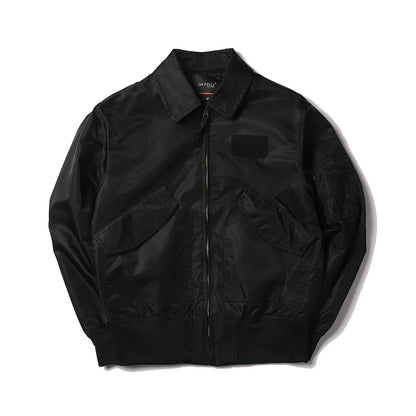Blouson Bomber CWU-45P Homme - Militaire Déperlant et Coupe-Vent Noir