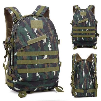 Sac à Dos Tactique 3D MOLLE 40L – Oxford 600D, Camouflage, Randonnée & Survie