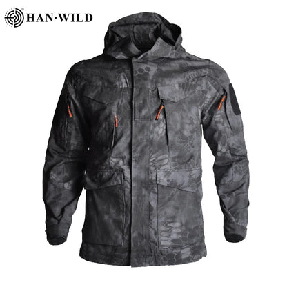 Veste Tactique M65 Camouflage US - Veste de Chasse et Randonnée Haut de Gamme avec Capuche - BLACKBEARD OUTDOOR INDUSTRIES