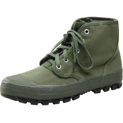 Rangers Toile Mi-Haute Style Militaire – Chaussures Tactiques Outdoor Unisexe