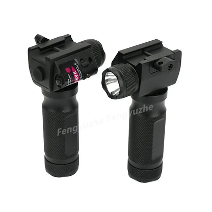 Poignée tactique lampe LED 200 lm et laser rouge