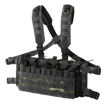 Chest rig MOLLE tactique ajustable