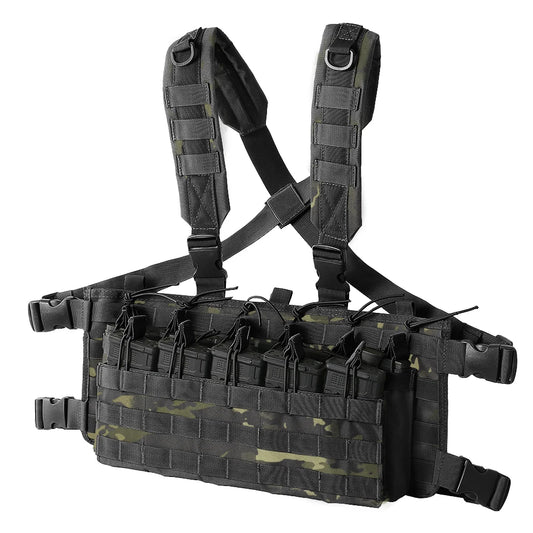 Chest rig MOLLE tactique ajustable