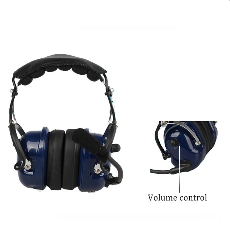Casque Antibruit Professionnel 3 Boutons PTT + VOX – Compatible Kenwood 2 Broches, Baofeng, TYT