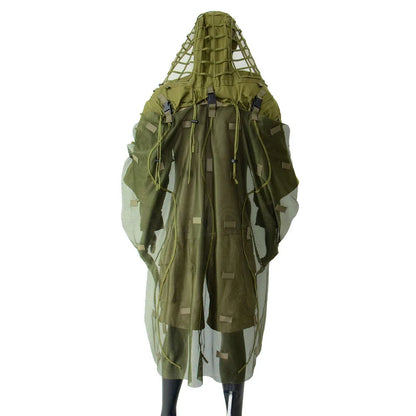 Combinaison Ghillie Tactique ROCOTACTICAL – Cagoule Viper 3D, Bandes Feuillages, Sniper Chasse Airsoft