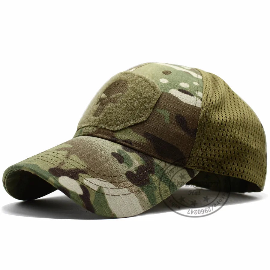 Casquette Tactique LIBERWOOD Skull Operator – Style SWAT, Forces Spéciales, Airsoft & Outdoor - BLACKBEARD OUTDOOR INDUSTRIES
