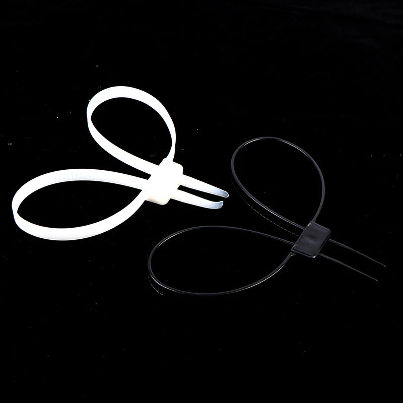 Attache-Câble Menotte Jetable en Nylon - Bande de Restraint Flex, Sangle Auto-Verrouillante, Attache de Sécurité, Taille 12x700mm - BLACKBEARD OUTDOOR INDUSTRIES