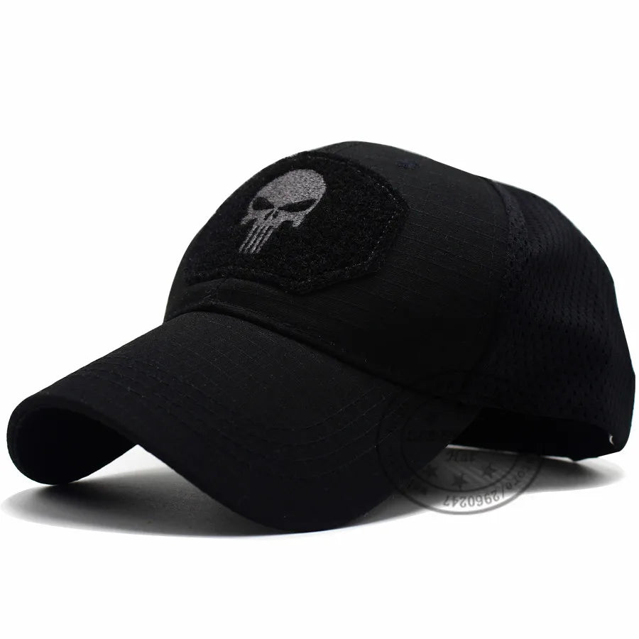 Casquette Tactique LIBERWOOD Skull Operator – Style SWAT, Forces Spéciales, Airsoft & Outdoor - BLACKBEARD OUTDOOR INDUSTRIES