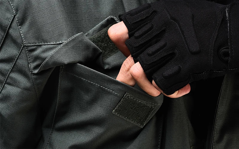 Veste Tactique M65 Camouflage US - Veste de Chasse et Randonnée Haut de Gamme avec Capuche - BLACKBEARD OUTDOOR INDUSTRIES