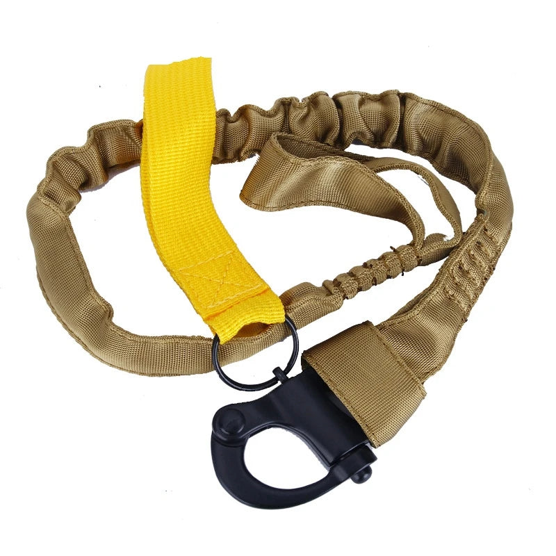Sangle de Fusil de Chasse Multifonction – Sling Tactique en Nylon avec Crochet Métallique et Corde à Libération Rapide BLACKBEARD OUTDOOR INDUSTRIES