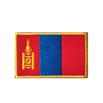 Patch Drapeau Brodé 3D Moyen-Orient & Asie du Sud – Velcro Hook & Loop, 8x5 cm, 25 Pays - BLACKBEARD OUTDOOR INDUSTRIES