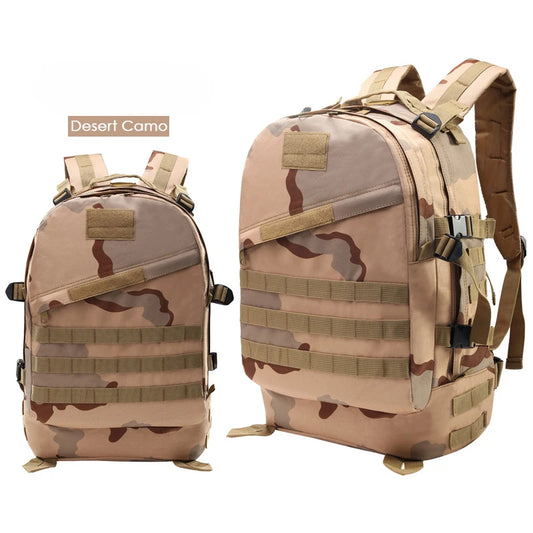 Sac à Dos Tactique 3D MOLLE 40L – Oxford 600D, Camouflage, Randonnée & Survie - BLACKBEARD OUTDOOR INDUSTRIES