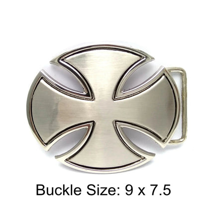 Ceinture en Cuir PU avec Boucle Métallique XXL pour Hommes - Accessoires Western Cowboy Ma boutique