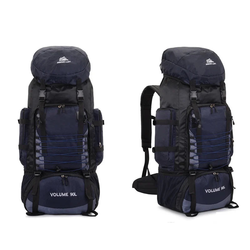 Sac à Dos de Randonnée 90L – Grand Format Résistant & Multifonction - BLACKBEARD OUTDOOR INDUSTRIES