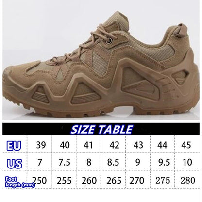 Men's Military Army Fans Combat Tactical Desert Boots Outdoor Swat Hunting Hiking Climbing Training Waterproof Sports Male Shoes BLACKBEARD OUTDOOR INDUSTRIES