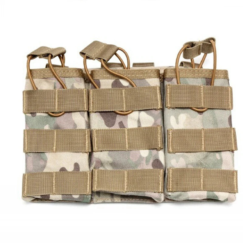 Tactical MOLLE Double/Triple Magazine Pouch pour AK, AR, M4, AR15 – Pour Pistolet et Fusil - BLACKBEARD OUTDOOR INDUSTRIES