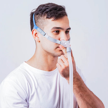 Masque CPAP à Coussins Nasaux BMC P2 – 3 Tailles | Apnée du Sommeil & Anti-Ronflement