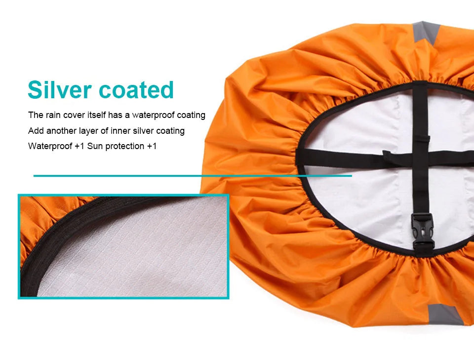Housse de Pluie Réfléchissante pour Sac à Dos - BLACKBEARD OUTDOOR INDUSTRIES