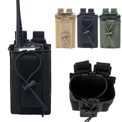 Pochette radio tactique MOLLE en nylon 1000D
