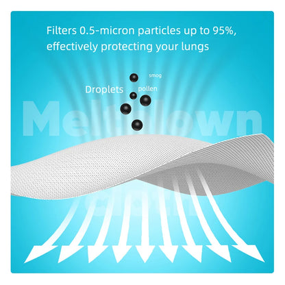 Masques FFP2 KN95 - 10 à 200 Pièces - Homologuées avec 5 Couches - BLACKBEARD OUTDOOR INDUSTRIES