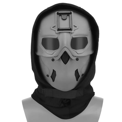 Masque tactique airsoft intégral avec couvre-chef 52–66 cm