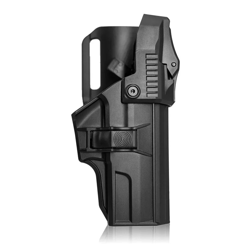Holster Tactique SP2022 – Cuisse Drop Leg, Ceinture, Paddle ou Poitrine | Main Droite | PVC & Acier - BLACKBEARD OUTDOOR INDUSTRIES