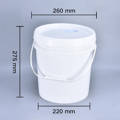 Seau en Plastique Alimentaire Épais 10L avec Couvercle et Poignée - BLACKBEARD OUTDOOR INDUSTRIES