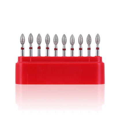 AZDENT Lot de 10 Fraises Dentaires Diamantées Ball Round Type FG 1.6mm – 25mm pour Turbine Haute Vitesse Ma boutique