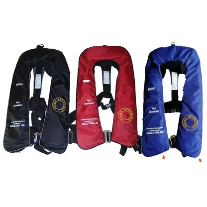 Gilet de Sauvetage Gonflable Automatique Adulte – Double Airbag 150N / 275N Certifié