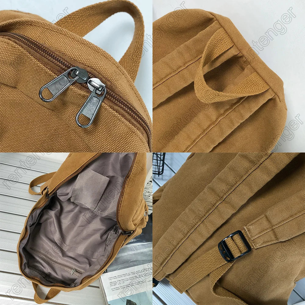 Sac à Dos Scolaire en Tissu pour Fille – Nouveau Sac à Dos Fashion Vintage - BLACKBEARD OUTDOOR INDUSTRIES
