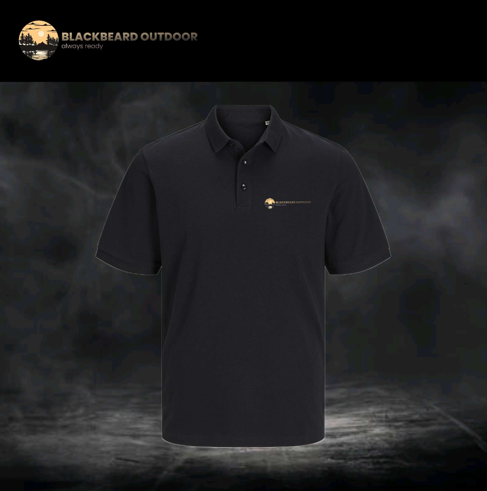 polo manches courtes - blackbeard outdoor industries BLACKBEARD OUTDOOR INDUSTRIES