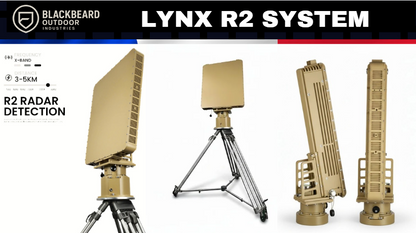 Radar anti-drone R2 LYNX | BLACKBEARD OUTDOOR INDUSTRIES
