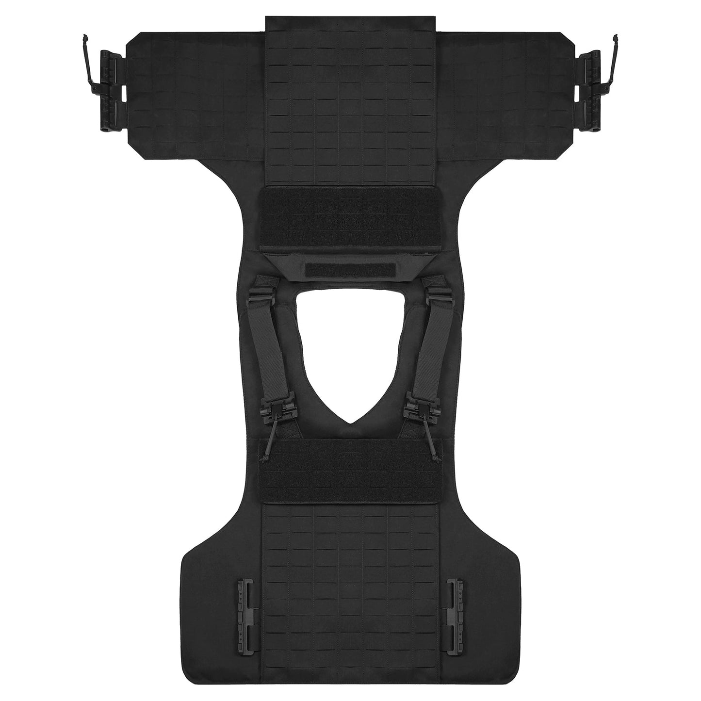 Gilet Tactique Noir à Libération Rapide MOLLE Lasercut – Gilet de Protection Anti-Coupure, pour Entraînement et Missions BLACKBEARD OUTDOOR INDUSTRIES