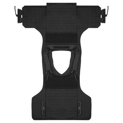 Gilet Tactique Noir à Libération Rapide MOLLE Lasercut – Gilet de Protection Anti-Coupure, pour Entraînement et Missions BLACKBEARD OUTDOOR INDUSTRIES