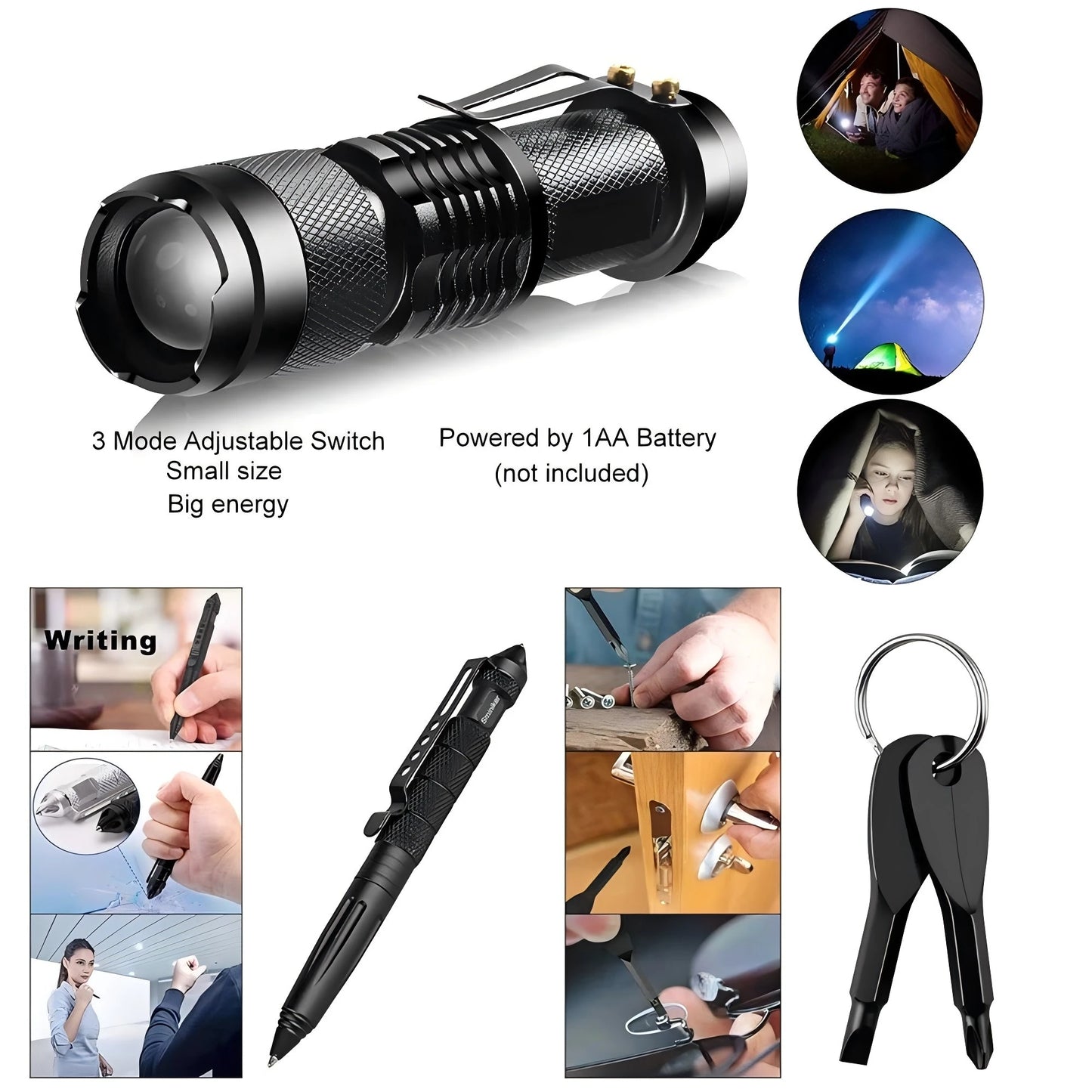 Kit de Survie d’Urgence Professionnel – Équipement Multifonctionnel Tactique pour Camping, Défense et Premiers Secours - BLACKBEARD OUTDOOR INDUSTRIES